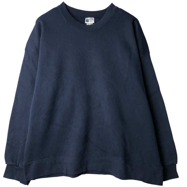 Vintage 90'S Prosprit plain blank sweatshirt, men's size XXL cotton navy blue type Vintage Second Hand