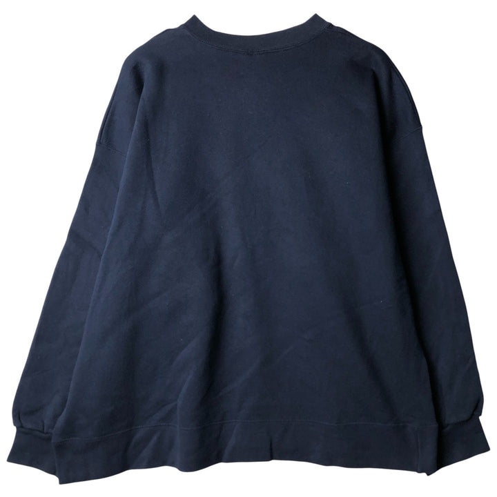 Vintage 90'S Prosprit plain blank sweatshirt, men's size XXL cotton navy blue type Vintage Second Hand