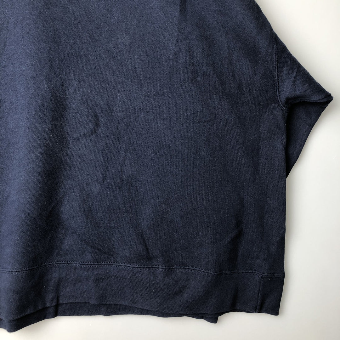 Vintage 90'S Prosprit plain blank sweatshirt, men's size XXL cotton navy blue type Vintage Second Hand