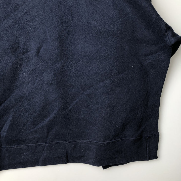 Vintage 90'S Prosprit plain blank sweatshirt, men's size XXL cotton navy blue type Vintage Second Hand