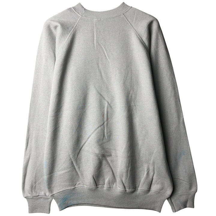 Vintage 1980'S Hanes blue tag plain blank sweatshirt, made in the USA, size M, men's cotton Blue type light blue Vintage Second Hand