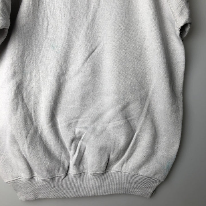 Vintage 1980'S Hanes blue tag plain blank sweatshirt, made in the USA, size M, men's cotton Blue type light blue Vintage Second Hand