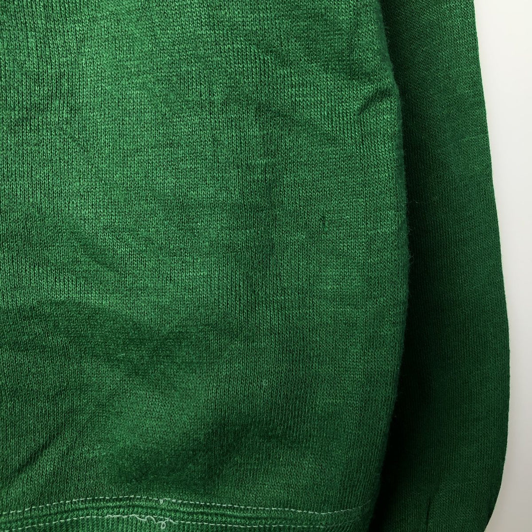 Vintage 1970'S Sears Kings Road plain blank sweatshirt, men's size XL unclear green type yellow green Vintage Second Hand