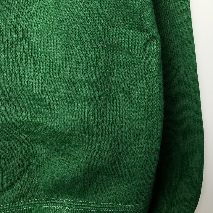 Vintage 1970'S Sears Kings Road plain blank sweatshirt, men's size XL unclear green type yellow green Vintage Second Hand