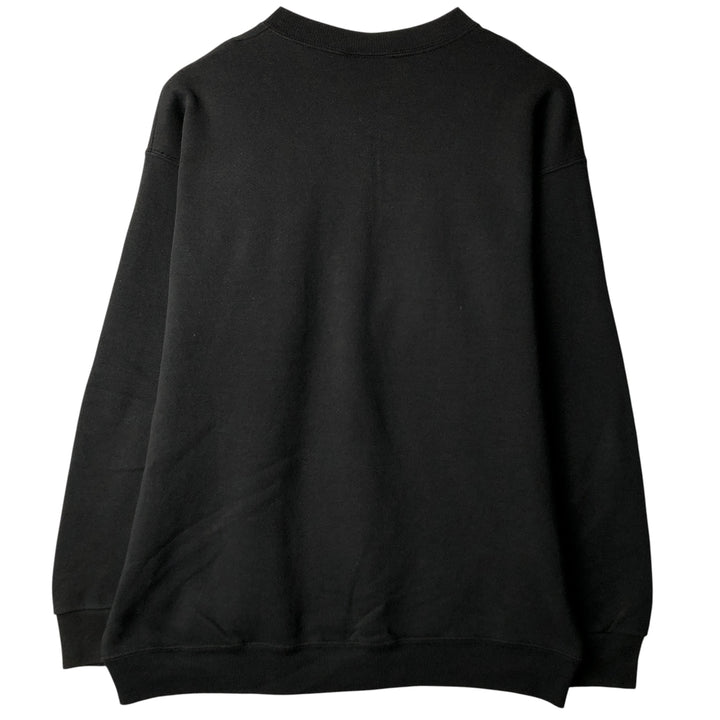 Vintage 90'S Lee Heavy Weight Solid Color Blank Sweatshirt, Made in USA, Men's Size L cotton black type Vintage Second Hand