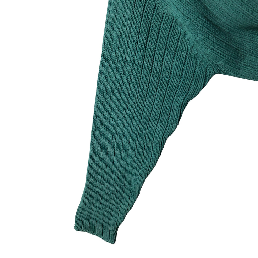 90'S GAP Vintage Ribbed Knit Sweater, Men's XL unclear green type Vintage Second Hand
