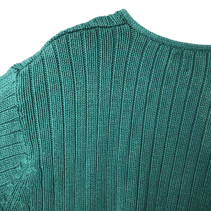 90'S GAP Vintage Ribbed Knit Sweater, Men's XL unclear green type Vintage Second Hand