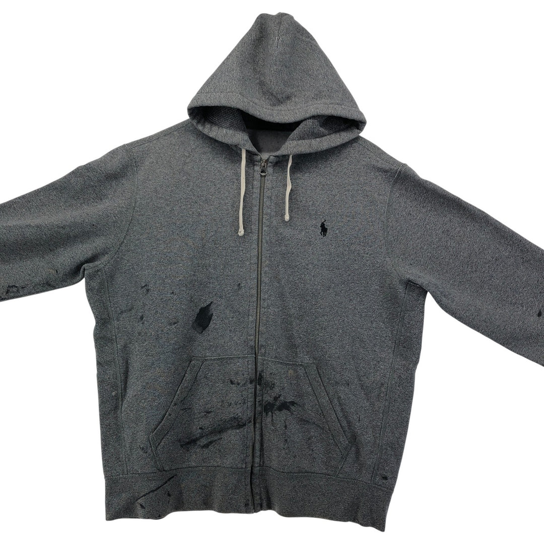 Ralph Lauren POLO RALPH LAUREN Sweat Full Zip Hoodie Men's XL cotton gray type Vintage Second Hand