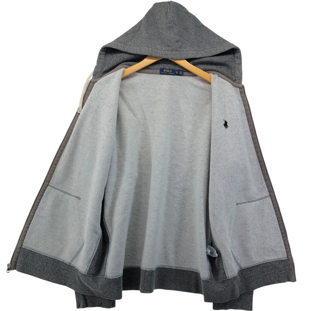 Ralph Lauren POLO RALPH LAUREN Sweat Full Zip Hoodie Men's XL cotton gray type Vintage Second Hand