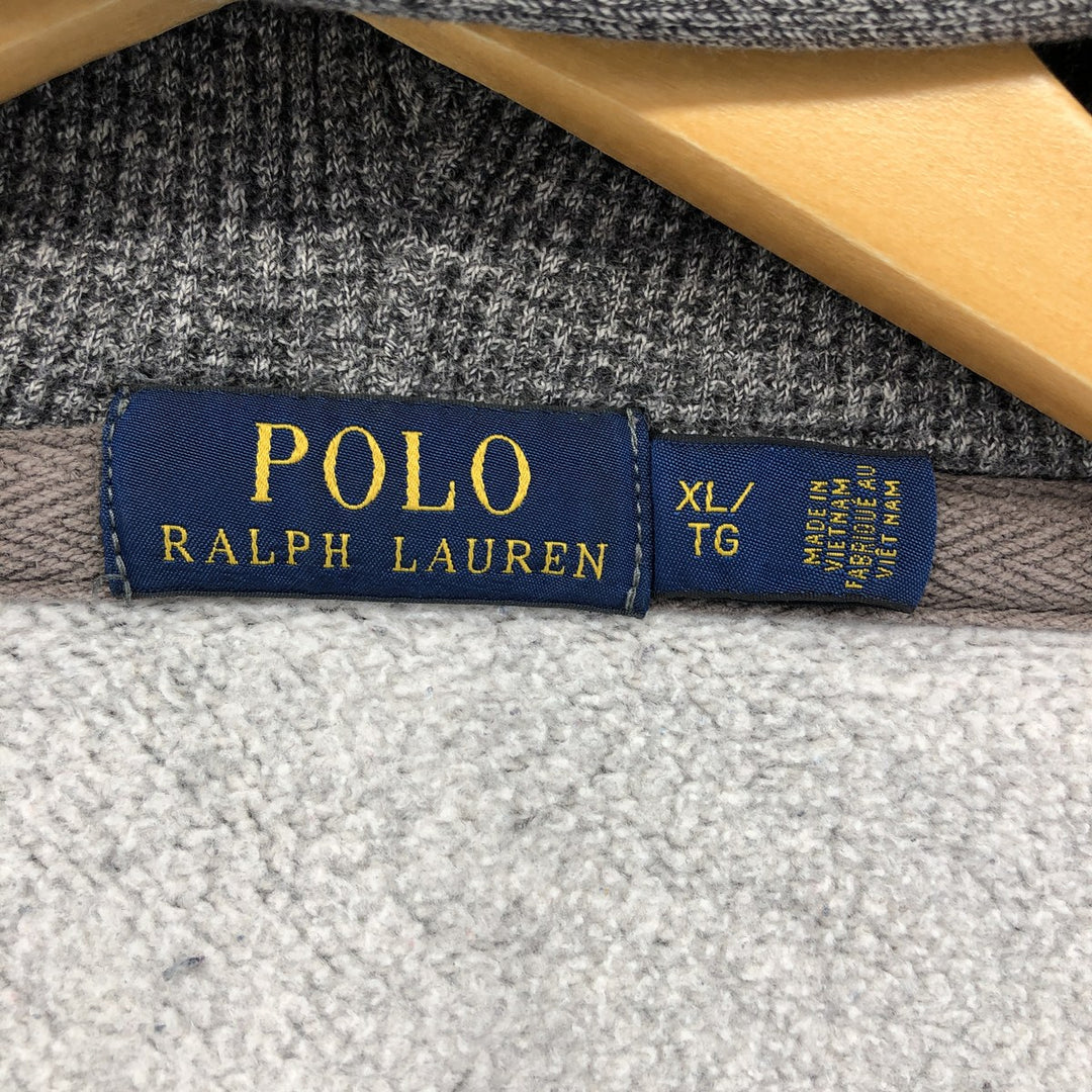 Ralph Lauren POLO RALPH LAUREN Sweat Full Zip Hoodie Men's XL cotton gray type Vintage Second Hand
