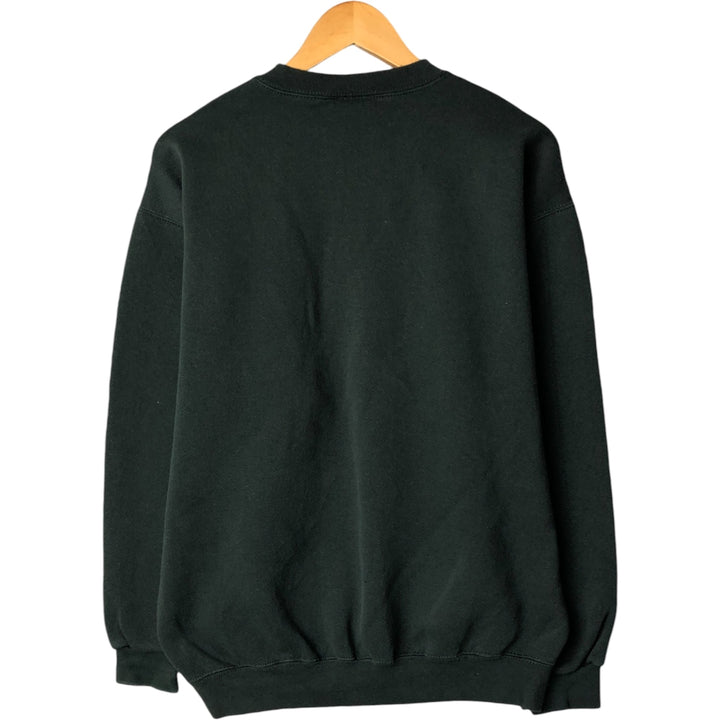 Reebok Logo Sweatshirt, Made in USA, Men's Size L cotton Green type dark green Vintage Second Hand