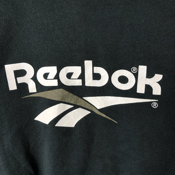 Reebok Logo Sweatshirt, Made in USA, Men's Size L cotton Green type dark green Vintage Second Hand