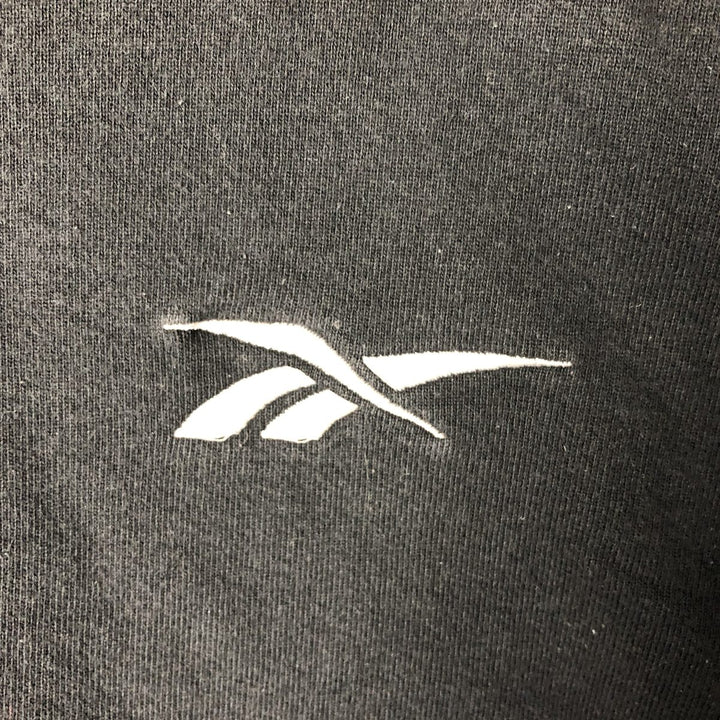 Reebok One-Point Logo Sweatshirt, Made in USA, Men's XL cotton black type Vintage Second Hand