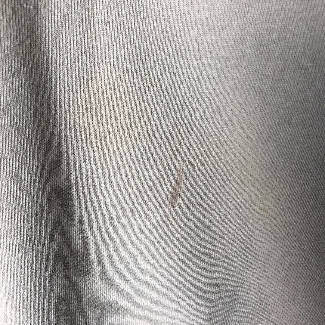 Reebok One-Point Logo Sweatshirt, Made in USA, Men's Size L cotton beige type brown Vintage Second Hand