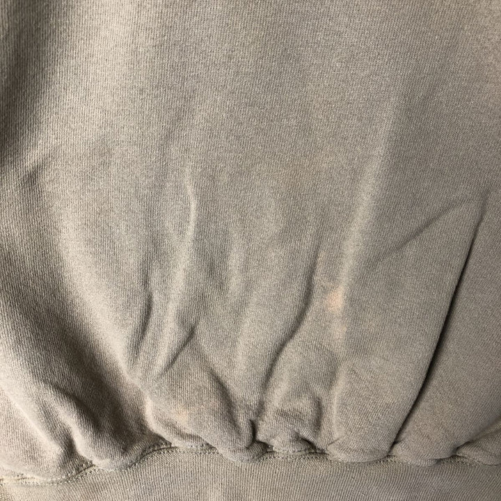 Reebok One-Point Logo Sweatshirt, Made in USA, Men's Size L cotton beige type brown Vintage Second Hand