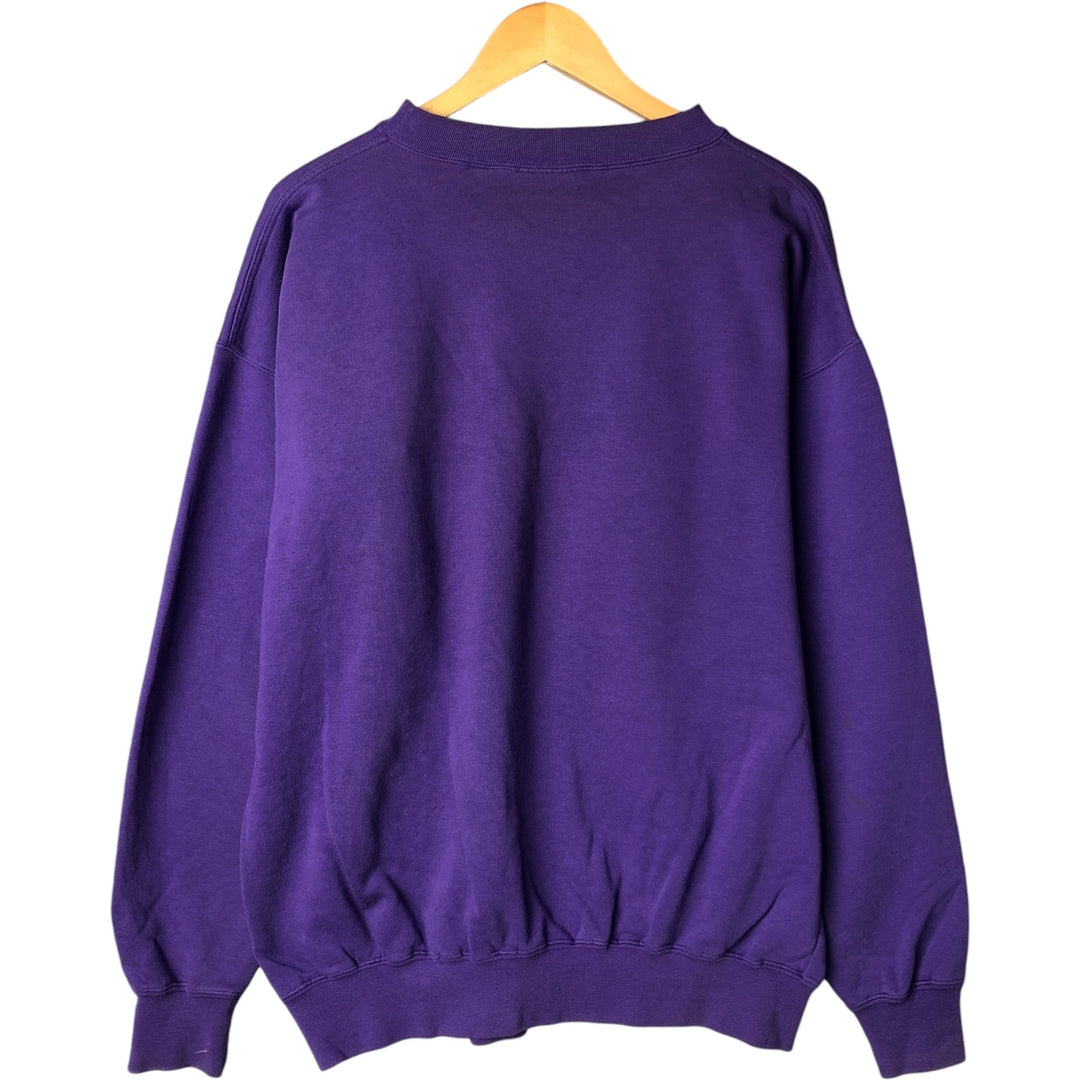 O'NEILL Printed Sweatshirt, Men's Size L acrylic purple type Vintage Second Hand