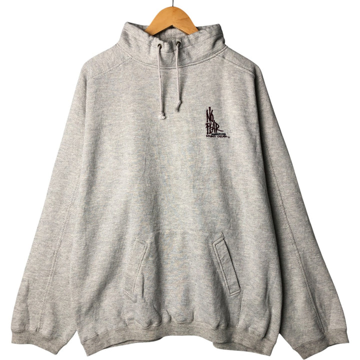 NO FEAR High Neck Sweatshirt, Men's Size L cotton gray type Vintage Second Hand