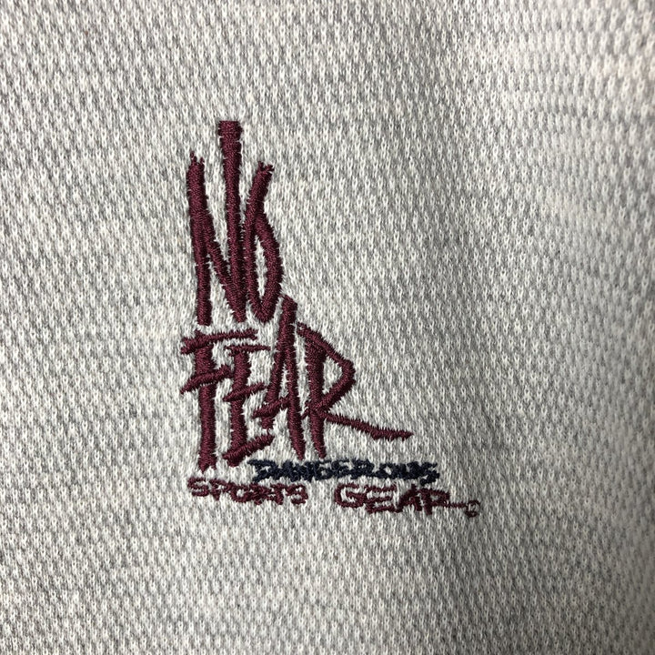 NO FEAR High Neck Sweatshirt, Men's Size L cotton gray type Vintage Second Hand
