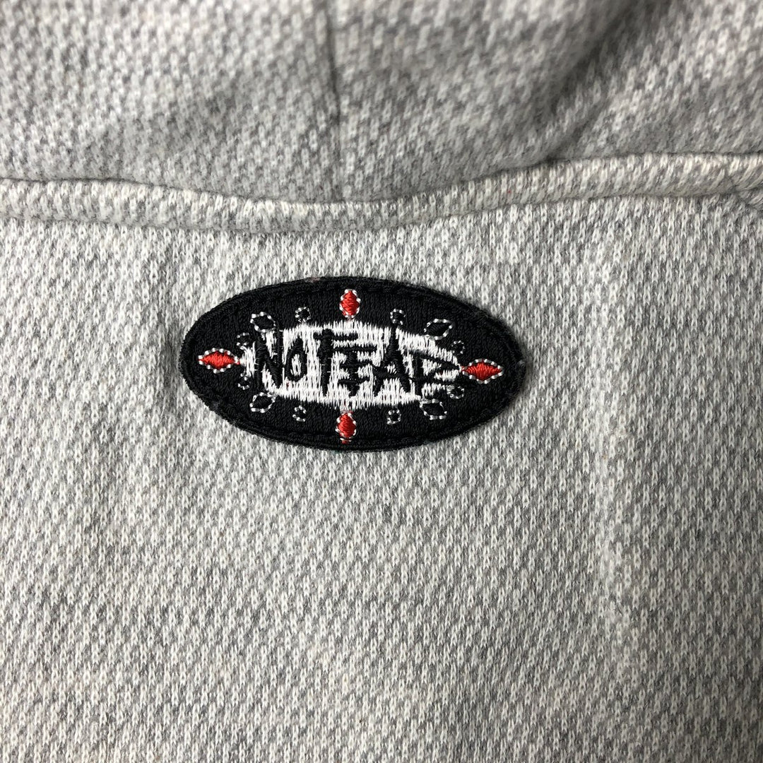 NO FEAR High Neck Sweatshirt, Men's Size L cotton gray type Vintage Second Hand