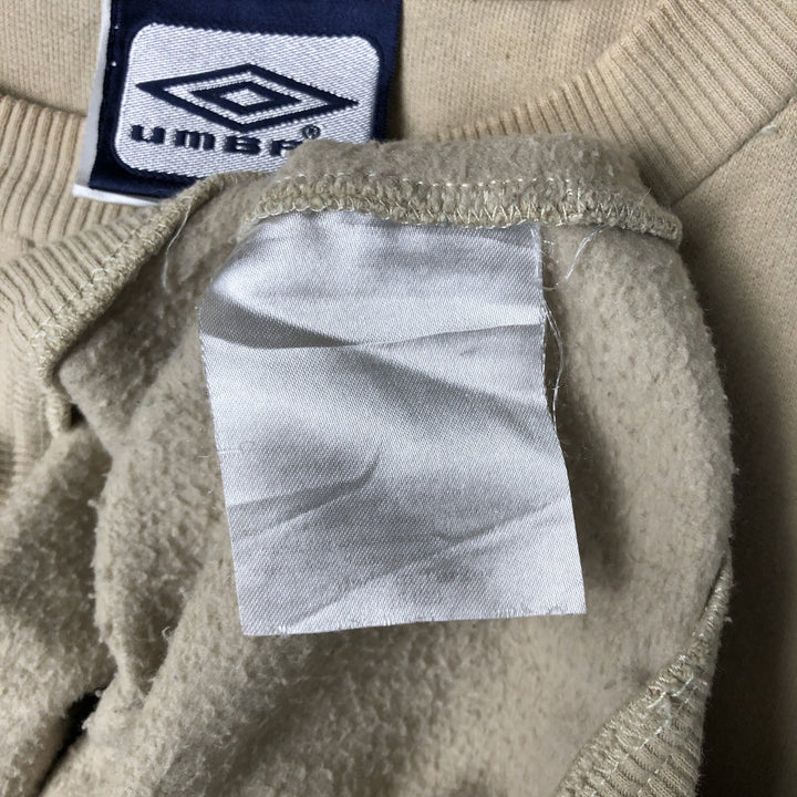 Umbro logo sweatshirt, men's size XXL unclear beige type brown Vintage Second Hand