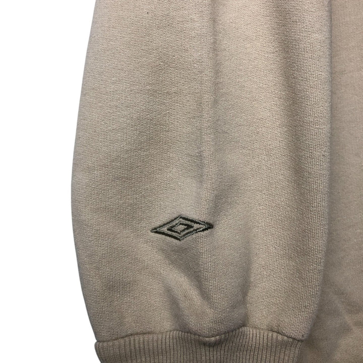 Umbro logo sweatshirt, men's size XXL unclear beige type brown Vintage Second Hand