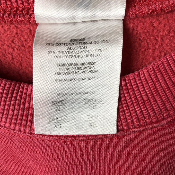 2000'S Adidas logo sweatshirt, women's size XL cotton pink type Vintage Second Hand