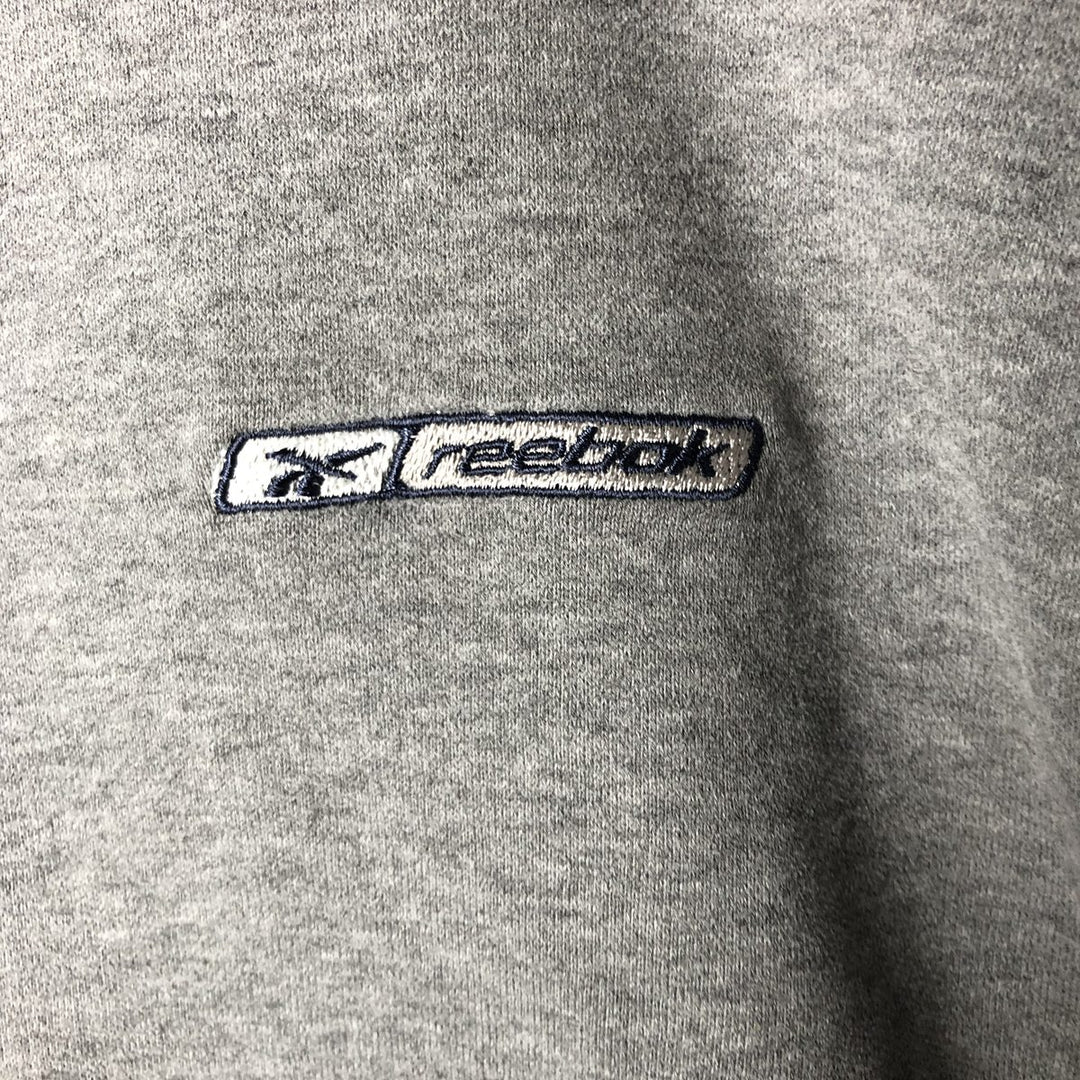 Reebok One-Point Logo Sweatshirt, Men's XL cotton gray type Vintage Second Hand