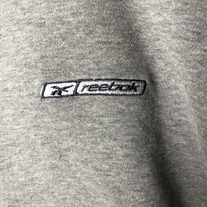 Reebok One-Point Logo Sweatshirt, Men's XL cotton gray type Vintage Second Hand