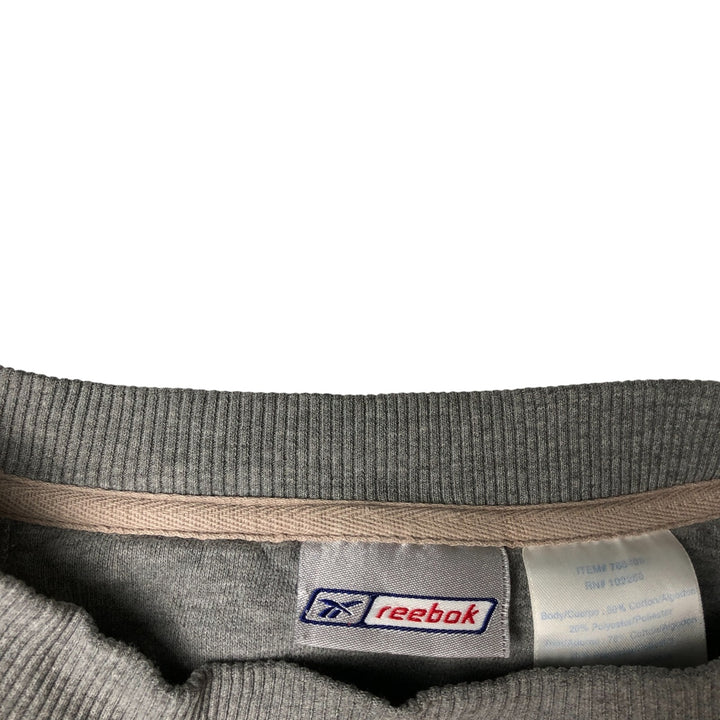 Reebok One-Point Logo Sweatshirt, Men's XL cotton gray type Vintage Second Hand