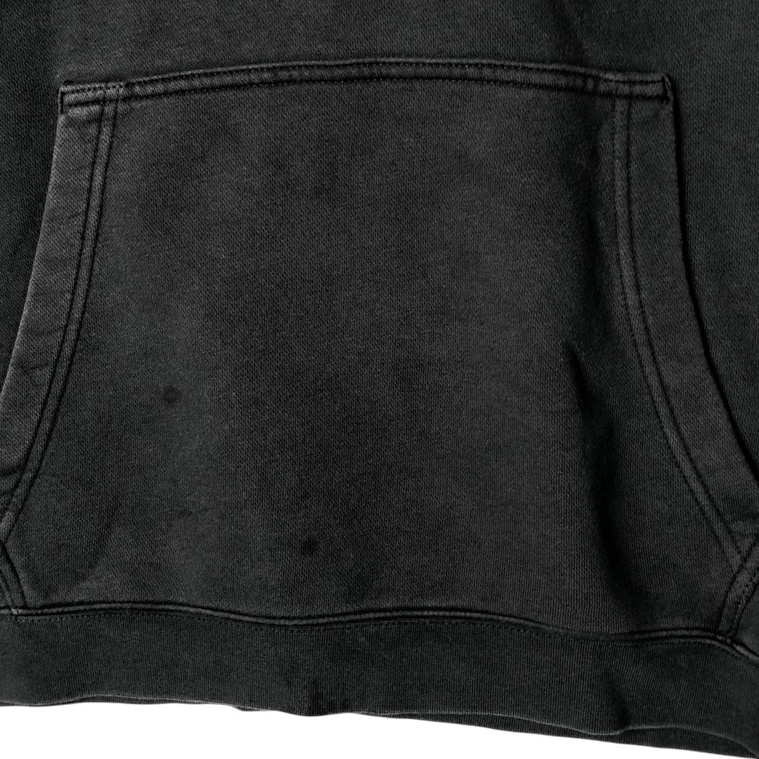 Nike Sweat Pullover Hoodie, Men's Size L cotton black type Vintage Second Hand