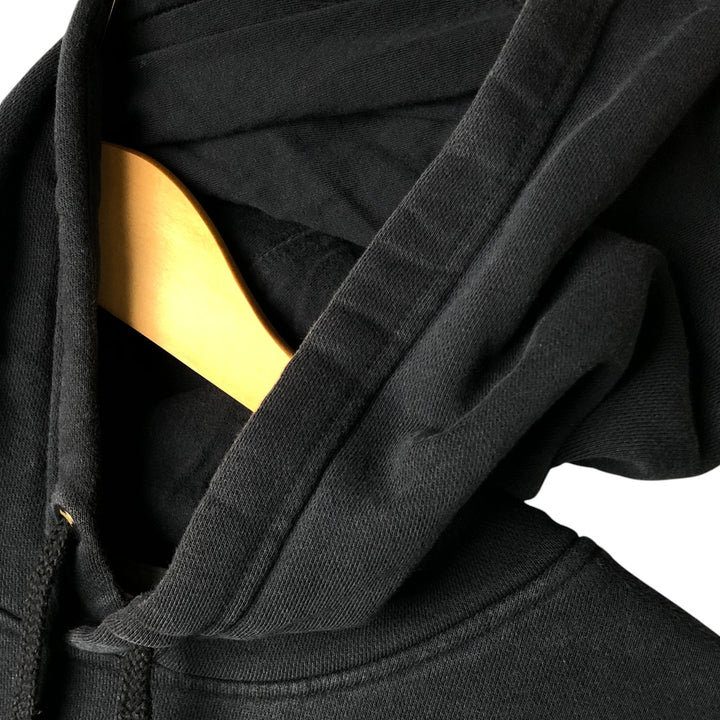 Nike Sweat Pullover Hoodie, Men's Size L cotton black type Vintage Second Hand