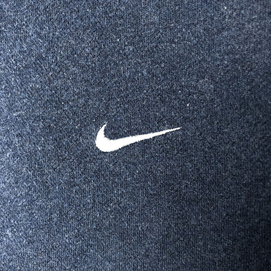 Nike Sweat Pullover Hoodie, Men's Size L cotton navy blue type Vintage Second Hand