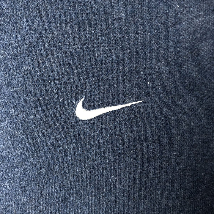 Nike Sweat Pullover Hoodie, Men's Size L cotton navy blue type Vintage Second Hand