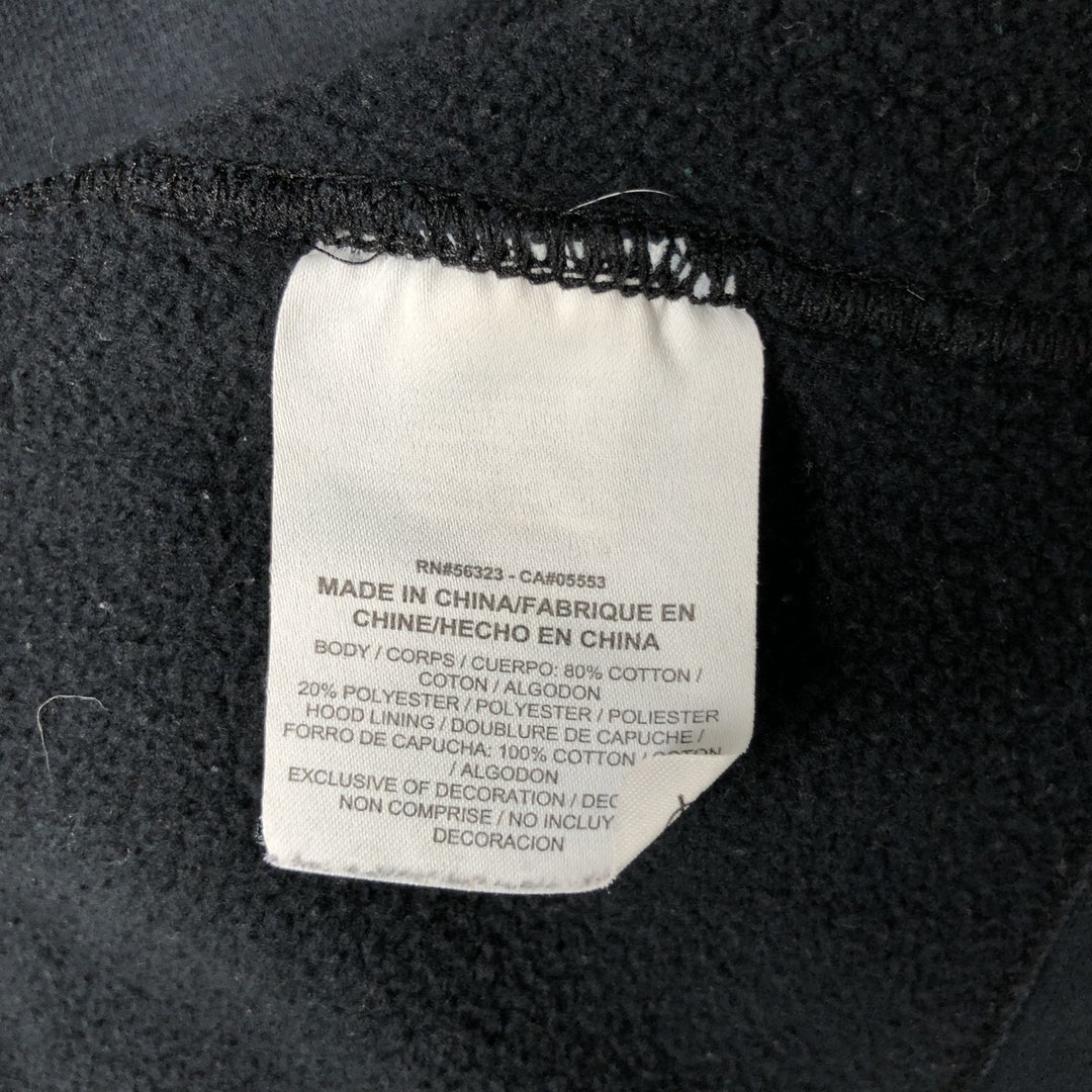 Nike Sweat Pullover Hoodie, Men's Size M cotton black type Vintage Second Hand