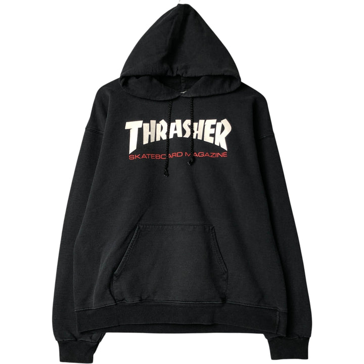 Thrasher THRASHER sweatshirt pullover hoodie, men's size M cotton black type Vintage Second Hand