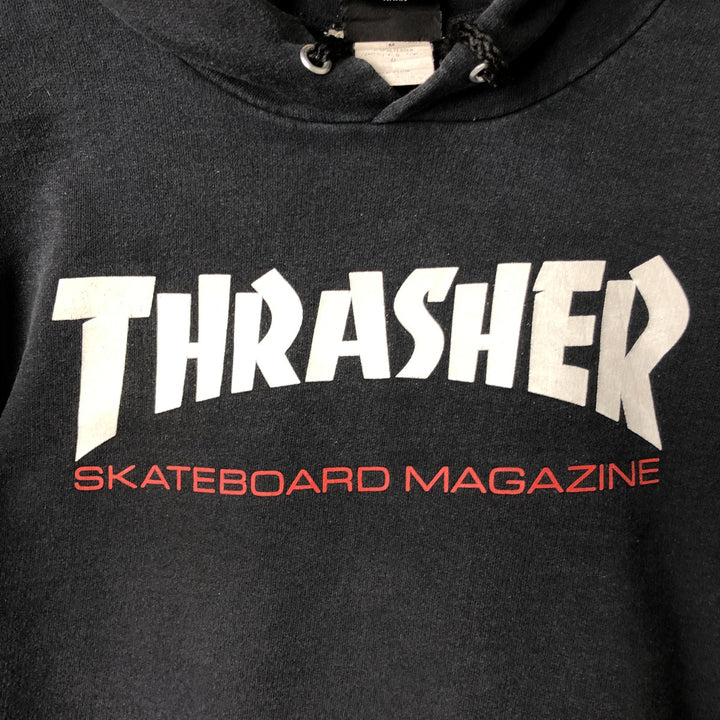 Thrasher THRASHER sweatshirt pullover hoodie, men's size M cotton black type Vintage Second Hand