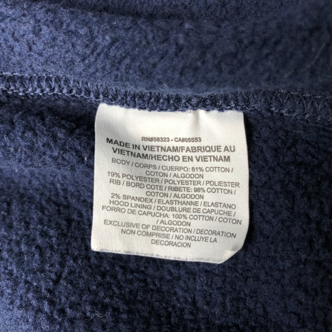 Nike Sweat Pullover Hoodie Men's XL Size cotton navy blue type Vintage Second Hand