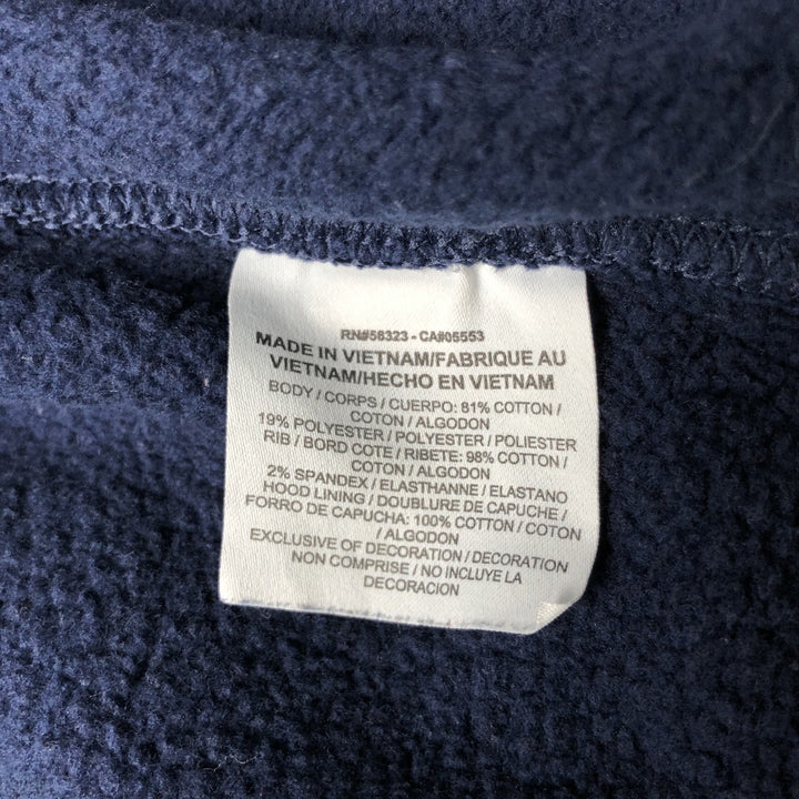 Nike Sweat Pullover Hoodie Men's XL Size cotton navy blue type Vintage Second Hand
