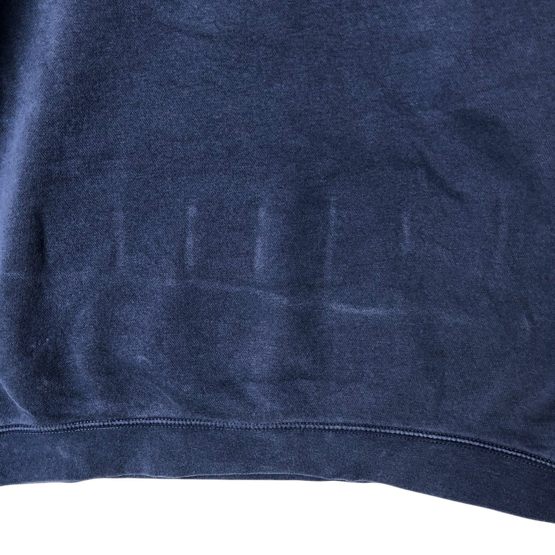 Nike Sweat Pullover Hoodie Men's XL Size cotton navy blue type Vintage Second Hand