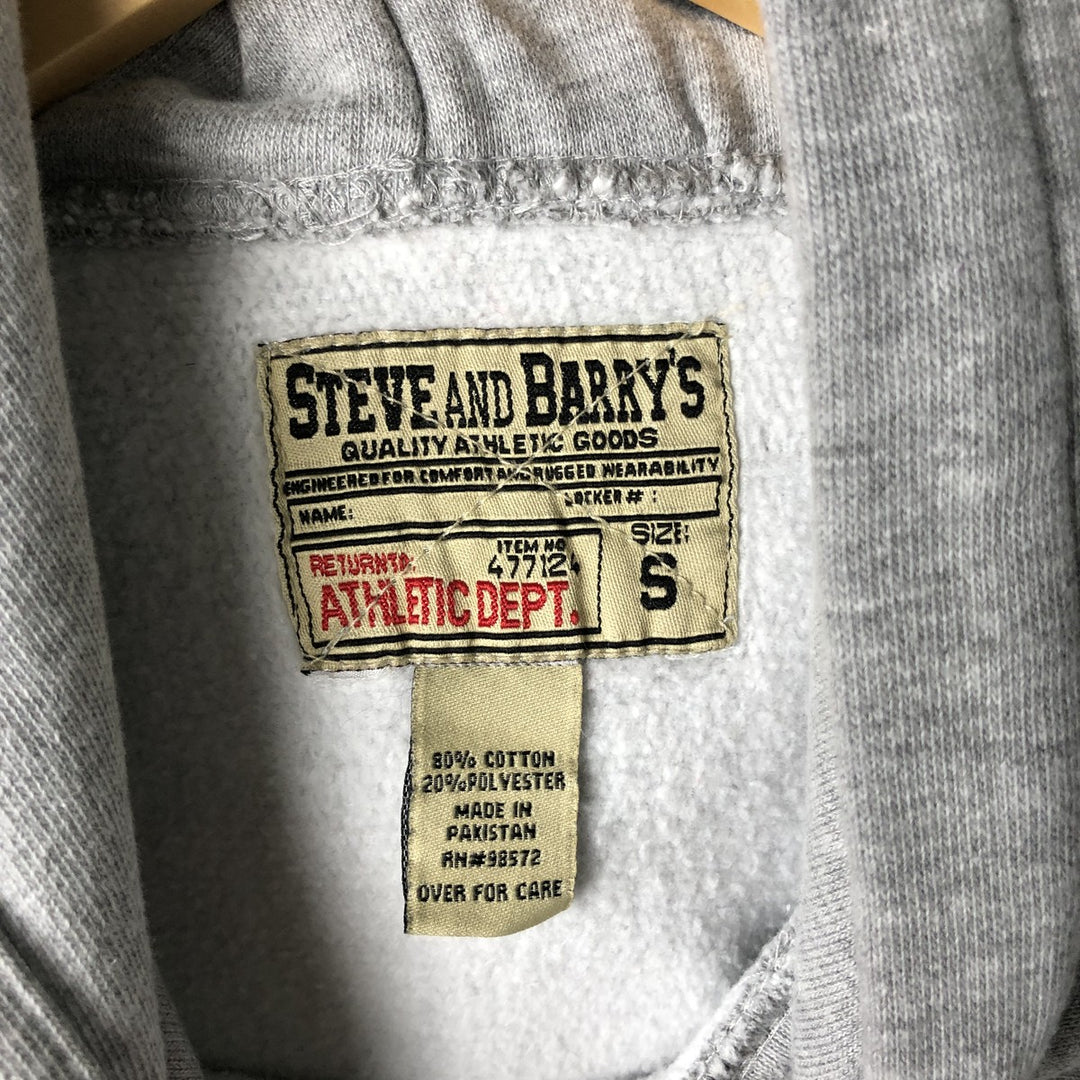 Steve and Barry's College Pullover Hoodie, Men's Size Small cotton gray type Vintage Second Hand