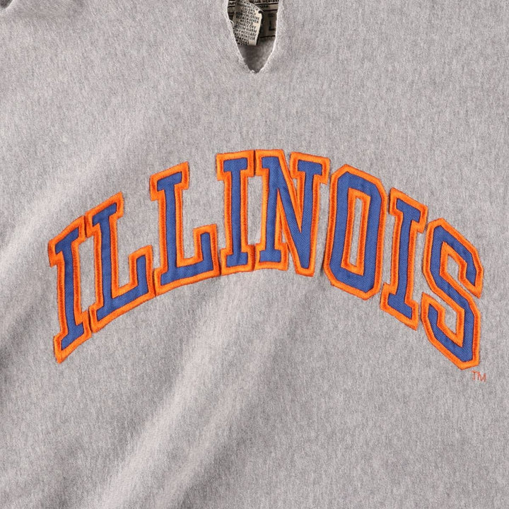 Steve & Barries College Sweat Pullover Hoodie, Men's Size L (approx.) cotton gray type Vintage Second Hand
