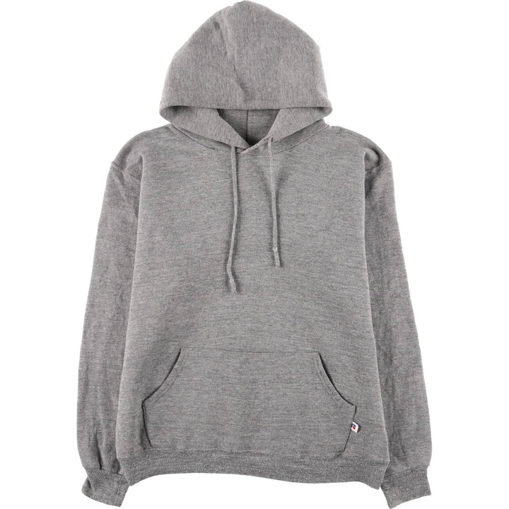 Vintage 80s-90'S Russell blank sweatshirt, hoodie, made in the USA, size M, men's polyester gray type Vintage Second Hand