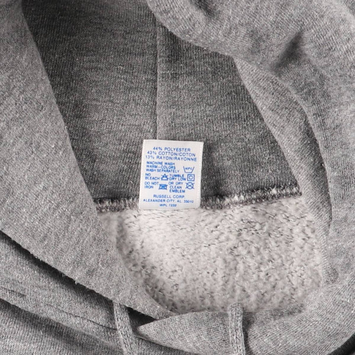 Vintage 80s-90'S Russell blank sweatshirt, hoodie, made in the USA, size M, men's polyester gray type Vintage Second Hand