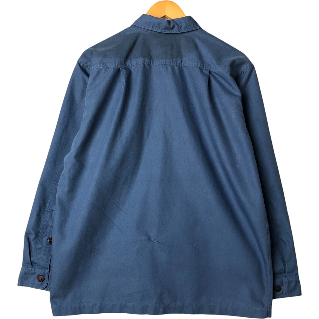 2000'S Patagonia 81970SP2003 Long Sleeve Polycotton Box Shirt, Men's Size Small cotton blue type Vintage Second Hand