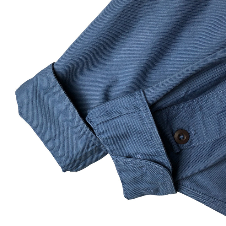 2000'S Patagonia 81970SP2003 Long Sleeve Polycotton Box Shirt, Men's Size Small cotton blue type Vintage Second Hand