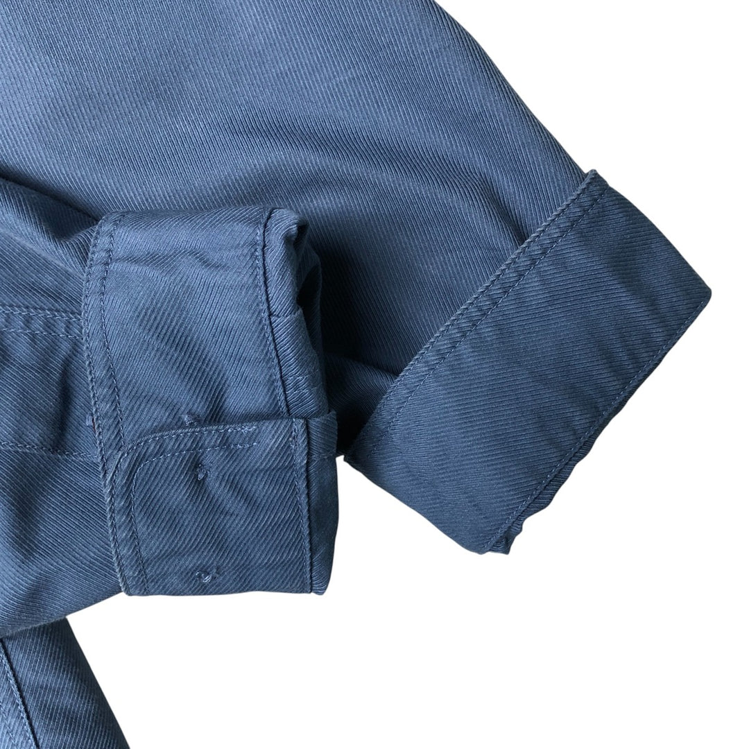 2000'S Patagonia 81970SP2003 Long Sleeve Polycotton Box Shirt, Men's Size Small cotton blue type Vintage Second Hand
