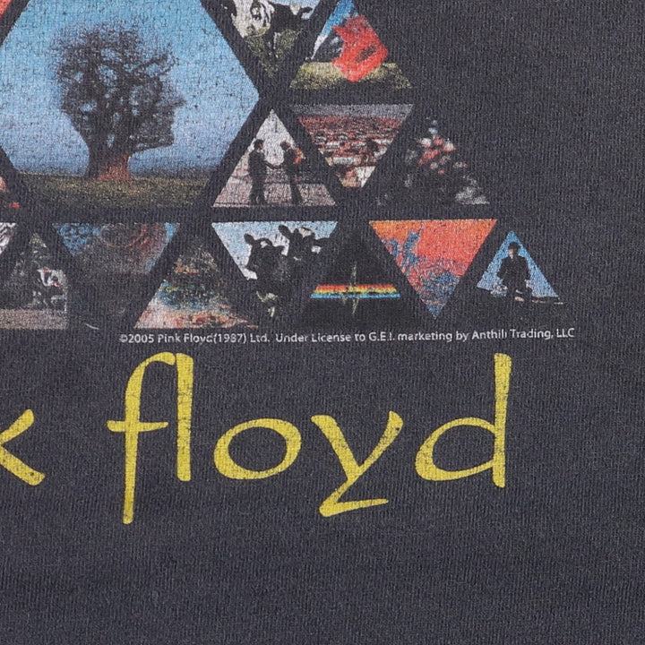 2000'S ALSTYLE PINK FLOYD Band T-Shirt, Men's XXL cotton Charcoal Vintage Second Hand