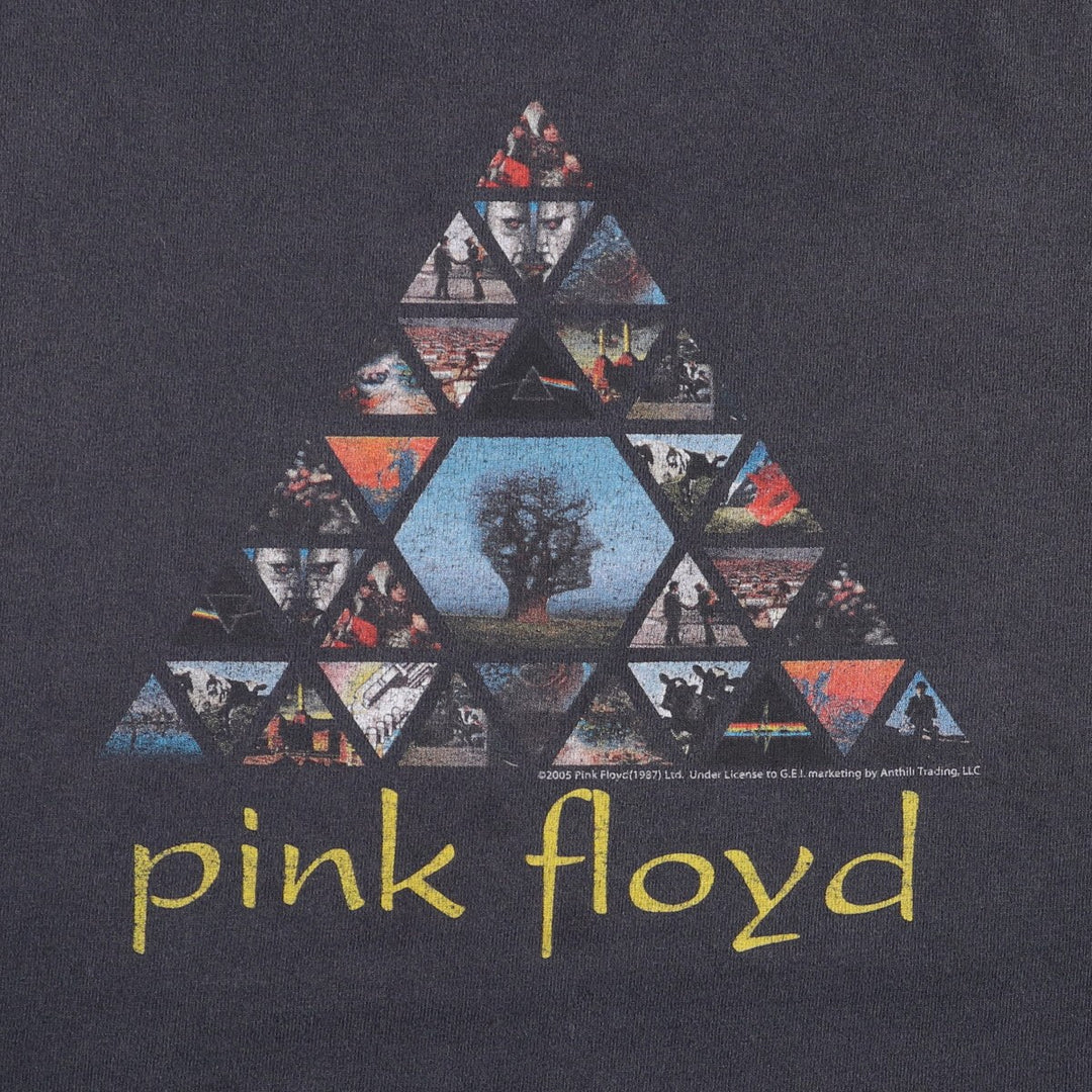 2000'S ALSTYLE PINK FLOYD Band T-Shirt, Men's XXL cotton Charcoal Vintage Second Hand