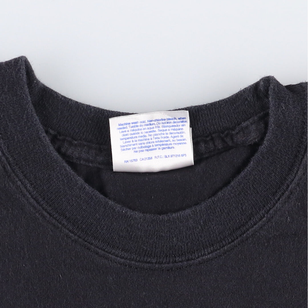 2000'S Hanes METALLICA Band T-Shirt, Men's Size L cotton black type Vintage Second Hand