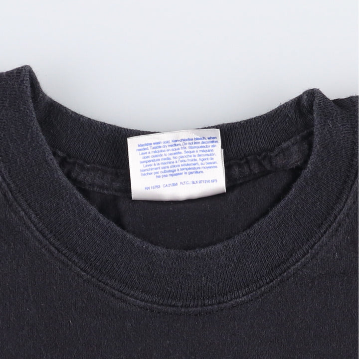 2000'S Hanes METALLICA Band T-Shirt, Men's Size L cotton black type Vintage Second Hand